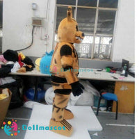 Freddy FNAF Creepy Bunny Adult Mascot Costume - dollmascot