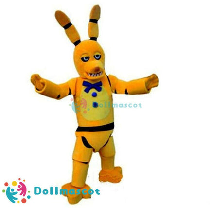 Freddy FNAF Creepy Bunny Adult Mascot Costume - dollmascot