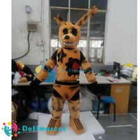 Freddy FNAF Creepy Bunny Adult Mascot Costume - dollmascot