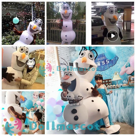 Frozen Olaf Costume Snowman Mascot - dollmascot