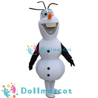 Frozen Olaf Costume Snowman Mascot - dollmascot