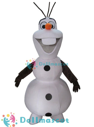 Frozen Olaf Costume Snowman Mascot - dollmascot