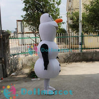 Frozen Olaf Costume Snowman Mascot - dollmascot