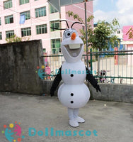 Frozen Olaf Costume Snowman Mascot - dollmascot