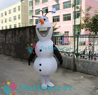 Frozen Olaf Costume Snowman Mascot - dollmascot