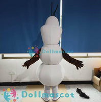 Frozen Olaf Costume Snowman Mascot - dollmascot