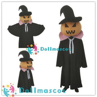 halloween pumpkin earl night ghost Costume Mascot - dollmascot