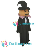 halloween pumpkin earl night ghost Costume Mascot - dollmascot
