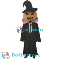 halloween pumpkin earl night ghost Costume Mascot - dollmascot