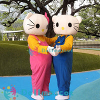 HELLO Kitty Cat Mascot Costume - dollmascot