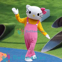 HELLO Kitty Cat Mascot Costume - dollmascot