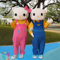 HELLO Kitty Cat Mascot Costume - dollmascot