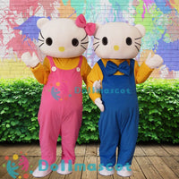 HELLO Kitty Cat Mascot Costume - dollmascot