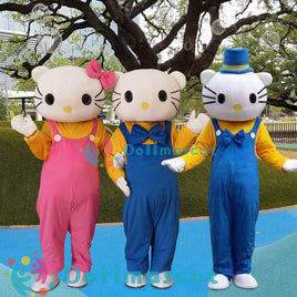 HELLO Kitty Cat Mascot Costume - dollmascot
