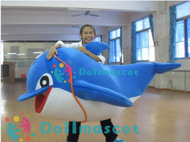 Large Dolphin Costume Mascot - dollmascot