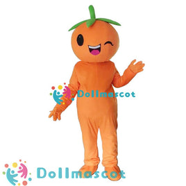 Man little orange Costume Mascot - dollmascot