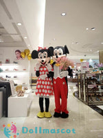 Mickey & Minnie Mouse Mascot Costume - dollmascot