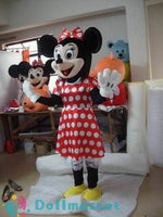 Mickey & Minnie Mouse Mascot Costume - dollmascot
