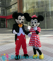 Mickey & Minnie Mouse Mascot Costume - dollmascot
