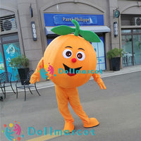 Orange Costume Mascot - dollmascot