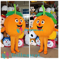 Orange Costume Mascot - dollmascot