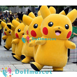 Pikachu Mascot Costume Party Cosplay - dollmascot