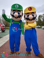 Super Mario Mascot Costume Cosplay Party - dollmascot