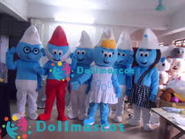 The Smurfs Mascot Costume Cosplay Party - dollmascot