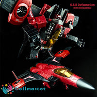 Transformation KO MP-11NT G1 Toy Thrust F15 Fighter - dollmascot