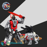 Transformers Dinosaur Combat Team 5 in 1 Alloy Version - dollmascot