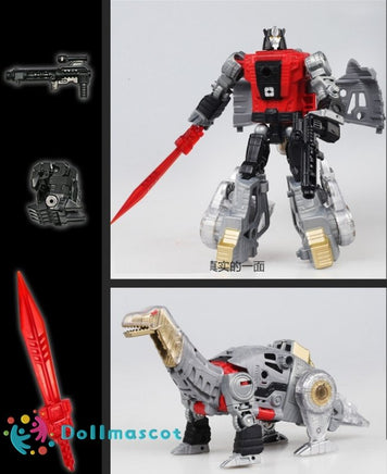 Transformers Dinosaur Combat Team 5 in 1 Alloy Version - dollmascot