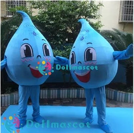 Water Droplets Costume Mascot - dollmascot